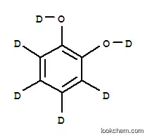 Molecular Structure of 202656-22-2 (1,2-DIHYDROXYBENZENE-D6)