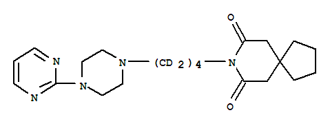 8-Azaspiro[4.5]decane-7,9-dione,8-[4-[4-(2-pyrimidinyl)-1-piperazinyl]butyl-1,1,2,2,3,3,4,4-d8]- (9CI)