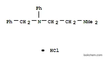 Ethylenediamine, N-benzyl-N',N'-dimethyl-N-phenyl-, hydrochloride