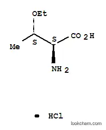 Molecular Structure of 205503-95-3 ((2S,3S)-2-AMINO-3-ETHOXYBUTANOIC ACID HYDROCHLORIDE, 80% E.E., 99+%)