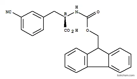 Molecular Structure of 205526-37-0 (FMOC-D-3-CYANOPHENYLALANINE)