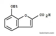 Molecular Structure of 206559-61-7 (7-ETHOXYBENZOFURAN-2-CARBOXYLIC ACID)