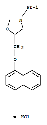 3-ISOPROPYL-5-(1-NAPHTHOXYMETHYL)OXAZOLIDINE