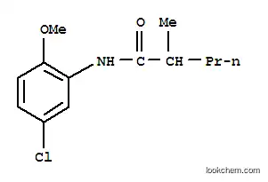 Molecular Structure of 209683-34-1 (5'-CHLORO-2'-METHOXY-2-METHYLVALERANILIDE)