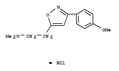 2-[3-(4-methoxyphenyl)-1,2-oxazol-5-yl]ethyl-dimethylazanium chloride