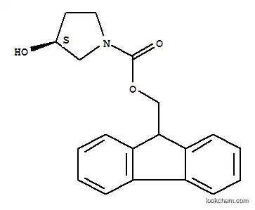 Molecular Structure of 215178-38-4 ((S)-1-FMOC-3-Pyrrolidinol)