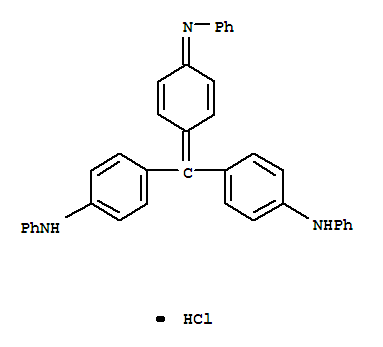 Benzenamine,4,4'-[[4-(phenylimino)-2,5-cyclohexadien-1-ylidene]methylene]bis[N-phenyl-,hydrochloride (1:1)