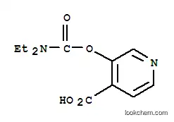 Molecular Structure of 215364-83-3 (3-([(DIETHYLAMINO)CARBONYL]OXY)-4-PYRIDINECARBOXYLIC ACID)