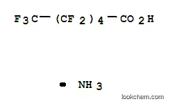 Molecular Structure of 21615-47-4 (ammonium undecafluorohexanoate)