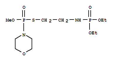 Phosphoramidic acid,[2-[(methoxy-4-morpholinylphosphinyl)thio]ethyl]-, diethyl ester (9CI)