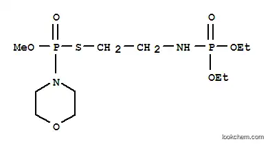 Molecular Structure of 21988-58-9 (N-diethoxyphosphoryl-2-(methoxy-morpholin-4-yl-phosphoryl)sulfanyl-eth anamine)