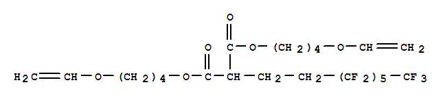 226409-30-9,Propanedioic acid, (3,3,4,4,5,5,6,6,7,7,8,8,8-tridecafluorooctyl)-, bis4-(ethenyloxy)butyl ester,Propanedioicacid, (3,3,4,4,5,5,6,6,7,7,8,8,8-tridecafluorooctyl)-, bis[4-(ethenyloxy)butyl]ester (9CI)