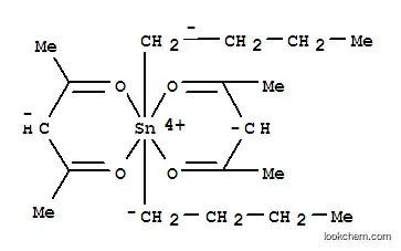 Molecular Structure of 22673-19-4 (DIBUTYLTIN BIS(2,4-PENTANEDIONATE))