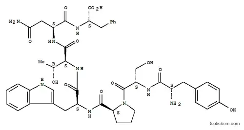 Molecular Structure of 228544-21-6 ((2S)-2-[[(2S)-4-amino-2-[[(2S,3R)-2-[[(2S)-2-[[(2S)-1-[(2S)-2-[[(2S)-2-amino-3-(4-hydroxyphenyl)propanoyl]amino]-3-hydroxypropanoyl]pyrrolidine-2-carbonyl]amino]-3-(1H-indol-3-yl)propanoyl]amino]-3-hydroxybutanoyl]amino]-4-oxobutanoyl]amino]-3-phenylpropanoic acid)