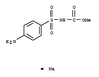 Carbamic acid,N-[(4-aminophenyl)sulfonyl]-, methyl ester, sodium salt (1:1)