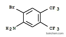 Molecular Structure of 230295-15-5 (2-BROMO-4,5-DI(TRIFLUOROMETHYL)ANILINE)