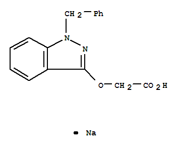 Sodium [[1-(phenylmethyl)-1H-indazol-3-yl]oxy]acetate