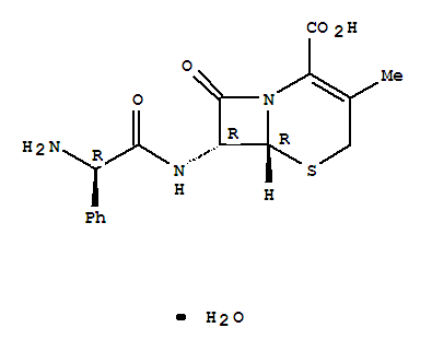 5-Thia-1-azabicyclo[4.2.0]oct-2-ene-2-carboxylicacid, 7-[[(2R)-2-amino-2-phenylacetyl]amino]-3-methyl-8-oxo-, hydrate (1:1),(6R,7R)-