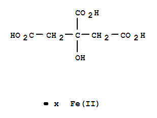 citric acid, iron(2+) salt CAS No.23383-11-1