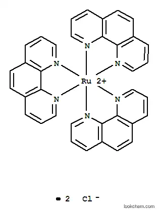 Molecular Structure of 23570-43-6 (TRIS-(1,10-PHENANTHROLINE) RUTHENIUM (II) CHLORIDE)
