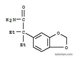 Molecular Structure of 23742-02-1 (alpha,alpha-Diethyl-3,4-methylenedioxyphenylacetamide)