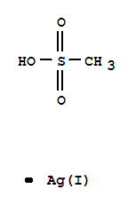 Molecular Structure of 2386-52-9 (Methanesulfonic acid,silver(1+) salt (1:1))