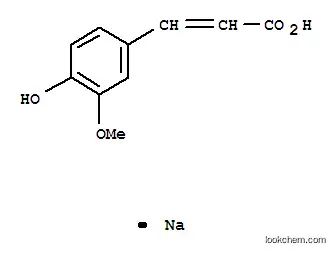 Molecular Structure of 24276-84-4 (Sodium ferulic)