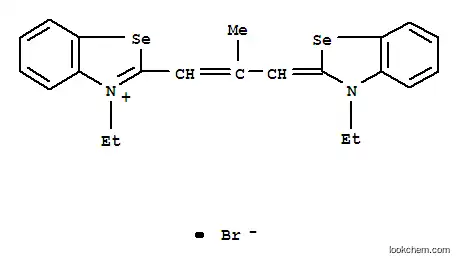 Molecular Structure of 24687-31-8 (3-ethyl-2-[3-(3-ethyl-3H-benzoselenazol-2-ylidene)-2-methylprop-1-enyl]benzoselenazolium bromide)