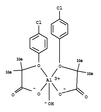 Aluminum hydroxide 2-(4-chlorophenoxy)-2-methylpropanoate (1:1:2)