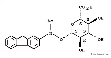 Molecular Structure of 2495-54-7 (SODIUM(N-ACETYL-N-2-FLUORENYLHYDROXYLAMINEBETA-D-GLUCONSID)URONATE)