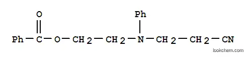 Molecular Structure of 25047-90-9 (3-((2-(Benzoyloxy)ethyl)phenylamino)propiononitrile)
