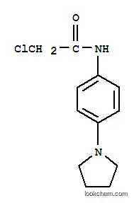 Molecular Structure of 251097-15-1 (Acetamide,2-chloro-N-[4-(1-pyrrolidinyl)phenyl]-)