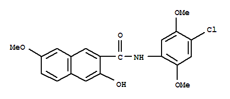 2-Naphthalenecarboxamide,N-(4-chloro-2,5-dimethoxyphenyl)-3-hydroxy-7-methoxy-