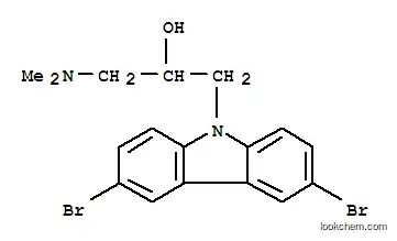Molecular Structure of 253449-04-6 (1-(3,6-DIBROMO-9H-CARBAZOL-9-YL)-3-(DIMETHYLAMINO)PROPAN-2-OL)