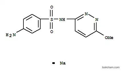 Molecular Structure of 2577-32-4 (Sulfapiridazin sodium)