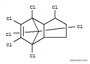 Molecular Structure of 2589-15-3 (4,7-METHANOINDAN,1,4,5,6,7,8,8-HEPTACHLORO-3A,4,7,7A-TETRAHYDRO-)