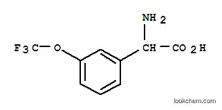 Molecular Structure of 261952-23-2 (3-(TRIFLUOROMETHOXY)-DL-PHENYLGLYCINE)