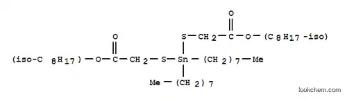 Molecular Structure of 26401-97-8 (diisooctyl 2,2'-[(dioctylstannylene)bis(thio)]diacetate)