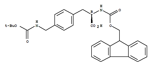 Fmoc-(Boc-4-Aminomethyl)-D-phenylalanine