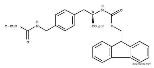 Molecular Structure of 268731-06-2 (FMOC-D-4-AMINOMETHYLPHENYLALANINE(BOC))