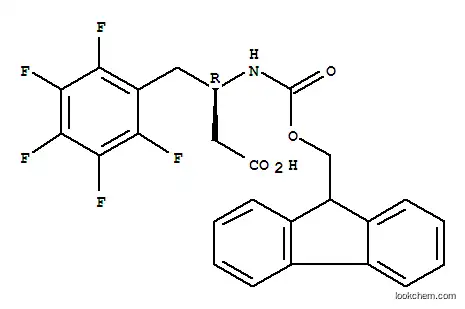 Molecular Structure of 269398-94-9 (Fmoc-(R)-3-Amino-4-(pentafluoro-phenyl)-butyric acid)