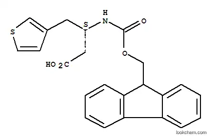 Molecular Structure of 270263-01-9 (Fmoc-(S)-3-Amino-4-(3-thienyl)-butyric acid)