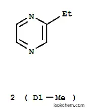 Molecular Structure of 27043-05-6 (2-Ethyl-3,5-dimethylpyrazine)