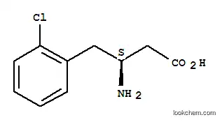 Molecular Structure of 270596-36-6 ((S)-3-Amino-4-(2-chlorophenyl)butyric acid hydrochloride)