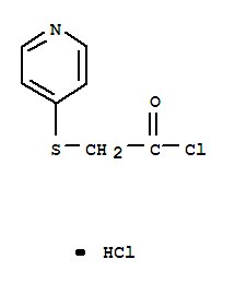 Acetyl chloride,2-(4-pyridinylthio)-, hydrochloride (1:1)