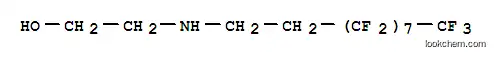 Molecular Structure of 27607-42-7 (2-[(3,3,4,4,5,5,6,6,7,7,8,8,9,9,10,10,10-heptadecafluorodecyl)amino]ethanol)