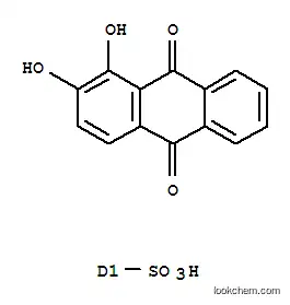 Molecular Structure of 27613-78-1 (1,2-DIHYDROXYANTHRAQUINONE-3-SULFONIC ACID)