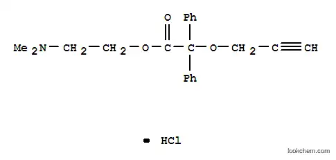 Molecular Structure of 2765-97-1 (2-(dimethylamino)ethyl diphenyl(prop-2-ynyloxy)acetate hydrochloride)