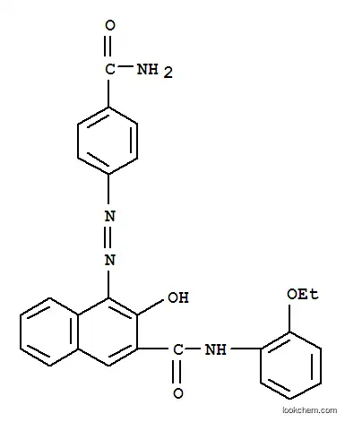 2-Naphthalenecarboxamide,4-[2-[4-(aminocarbonyl)phenyl]diazenyl]-N-(2-ethoxyphenyl)-3-hydroxy-