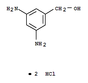 28150-15-4,3,5-DIAMINOBENZYL ALCOHOL DIHYDROCHLORIDE,Benzenemethanol,3,5-diamino-, dihydrochloride (9CI); Benzyl alcohol, 3,5-diamino-,dihydrochloride (8CI); 3,5-Diaminobenzyl alcohol dihydrochloride